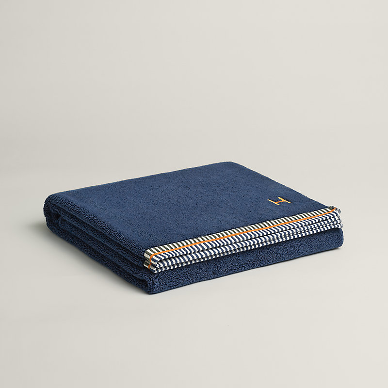 Drap de bain Vice Versa - Bleu | Hermès Canada